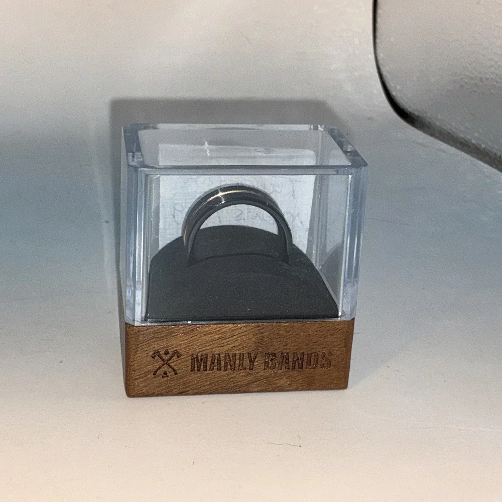 Tungsten And Carbide Mens Size 10 Ring Engraved Eph 5:25 Ring